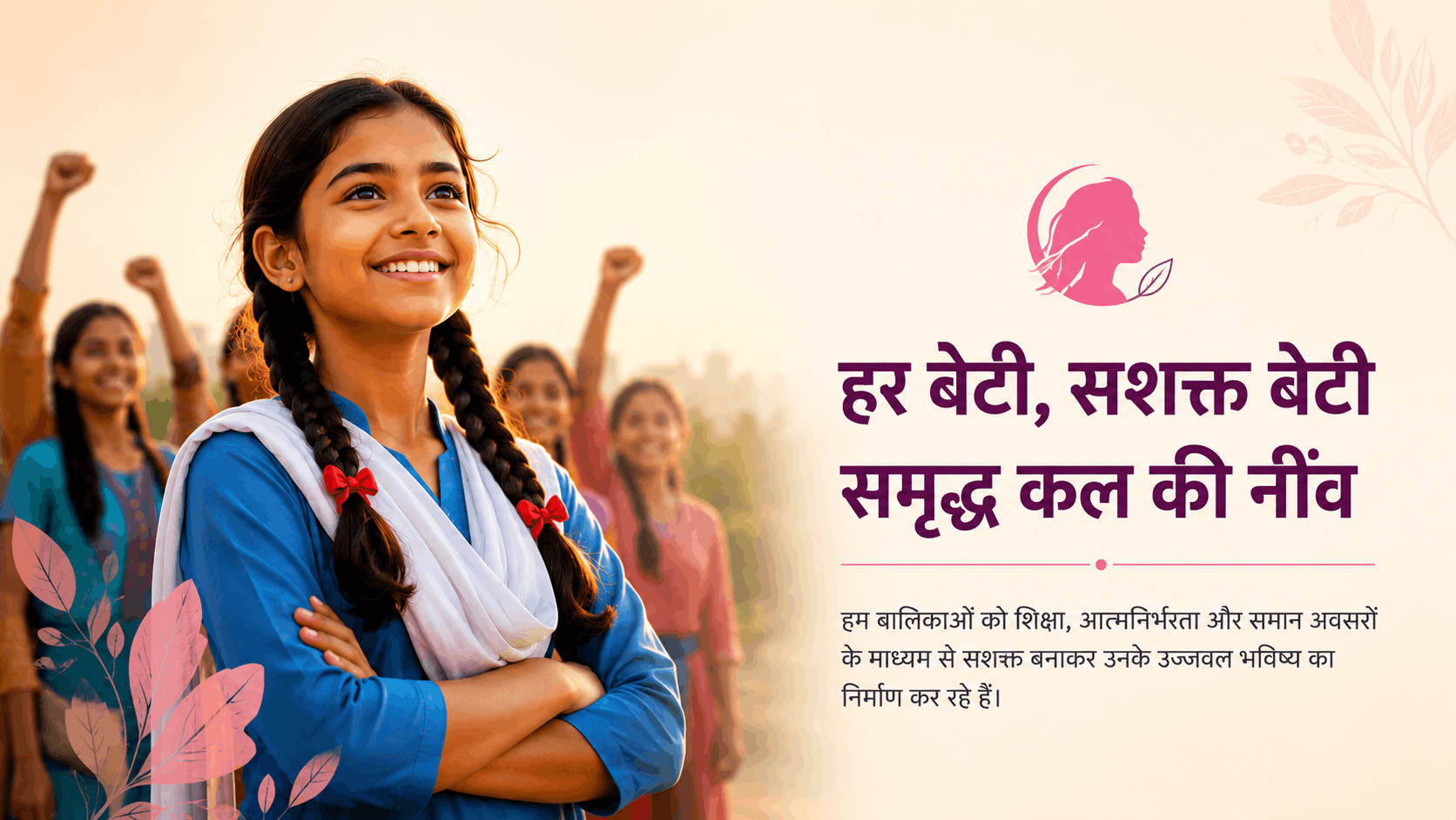 प्रगति फाउंडेशन की बालिकाएँ